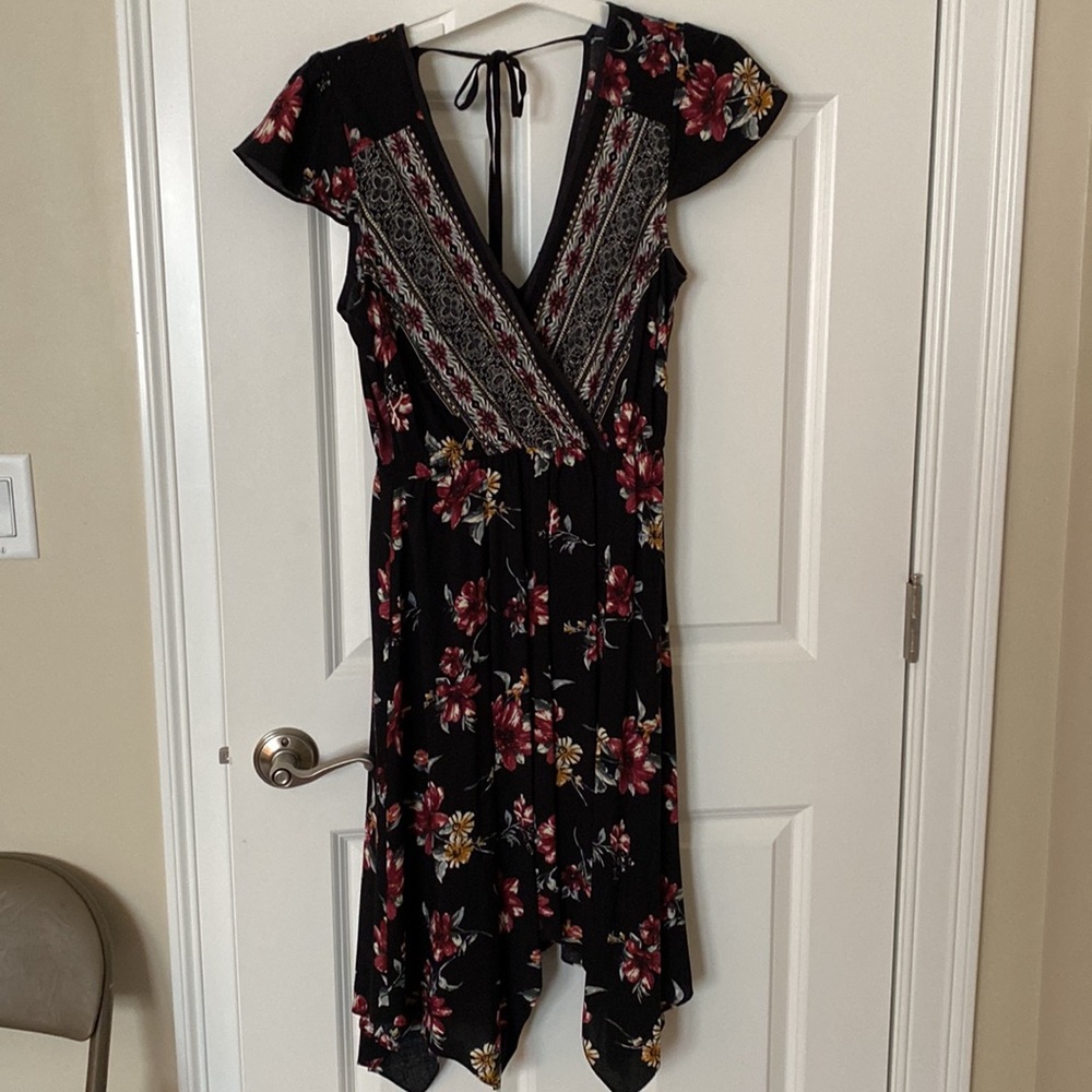 Flowy floral dress